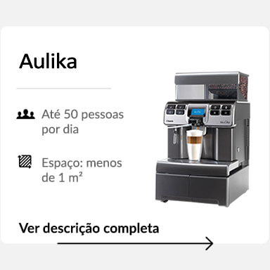 Máquila de café Aulika detalhes