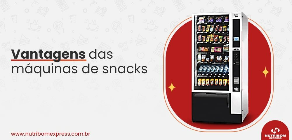 Vantagens das máquinas de snack