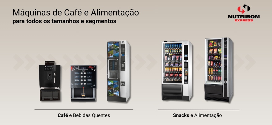 Banner Máquinas de Café e Alimentação